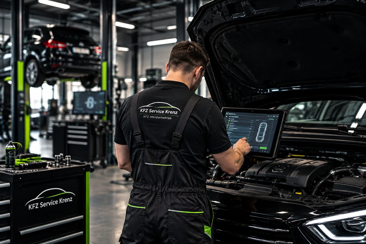 Fahrzeugdiagnose bei KFZ Service Krenz